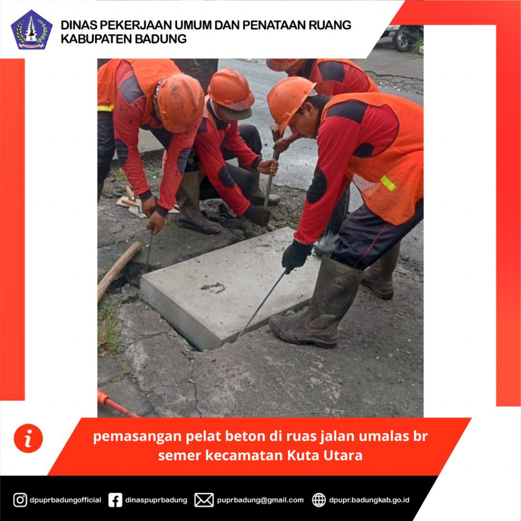 pemasangan pelat beton